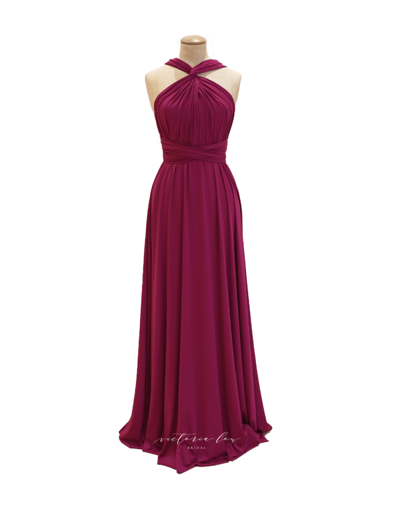Raspberry Multiway Dress - Bridesmaid Dress